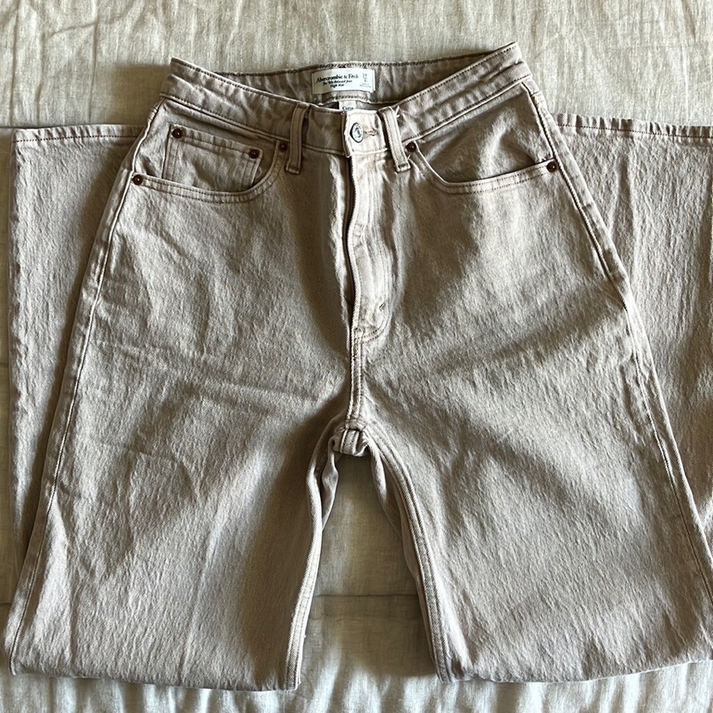 Abercrombie and Fitch Curve Love High Rise 90s Relaxed Jean